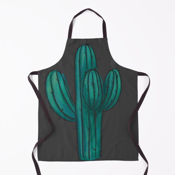 Item preview, Green Blue Watercolour Saguaro Cactus  designed and sold by marta-maria.