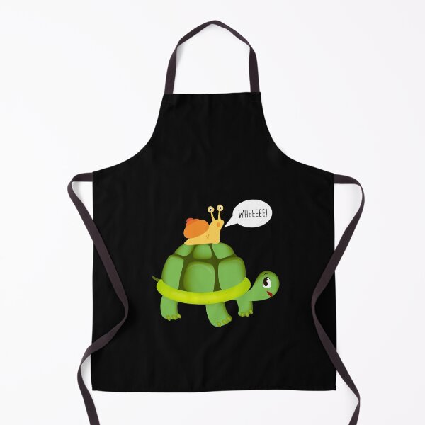 Item preview, Cute Snail Riding on Turtle Yelling Whee Animals designed and sold by perfectpresents.