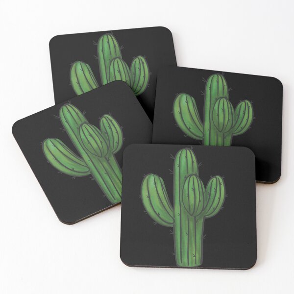 Item preview, Green Yellow Watercolour Saguaro Cactus  designed and sold by marta-maria.