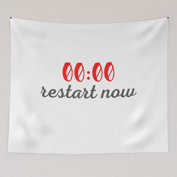 Item preview,   it's zero o' clock restart now designed and sold by Bubblegirl17.