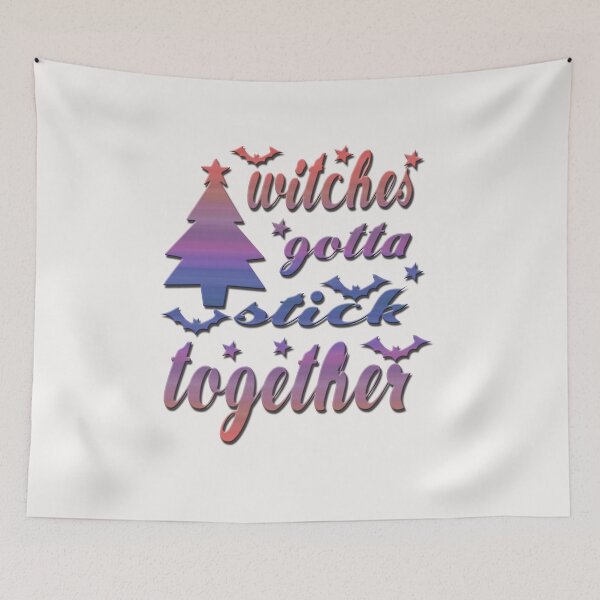 Item preview, FRIENDS WITCHES GOTTA STICK TOGETHER HALLOWEEN designed and sold by buzz1days.