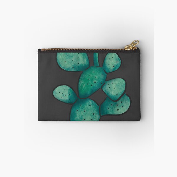 Item preview, Green Blue Watercolour Opuntia Cactus  designed and sold by marta-maria.