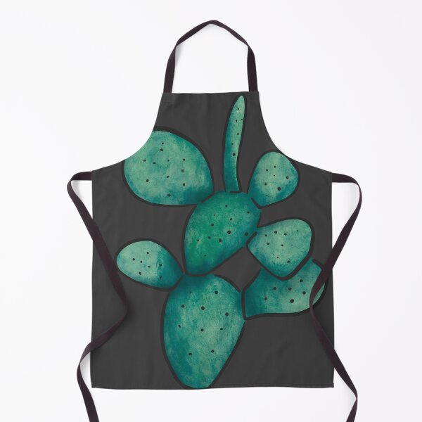 Item preview, Green Blue Watercolour Opuntia Cactus  designed and sold by marta-maria.