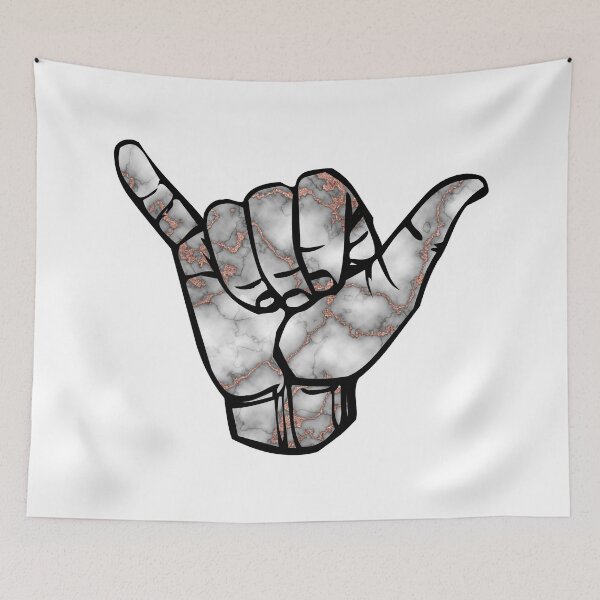 Item preview, Hang Loose Rose Gold Marble designed and sold by MSA-42.