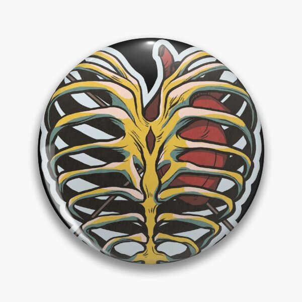 Item preview, Arrow Heart Ribcage Tattoo designed and sold by supermara.