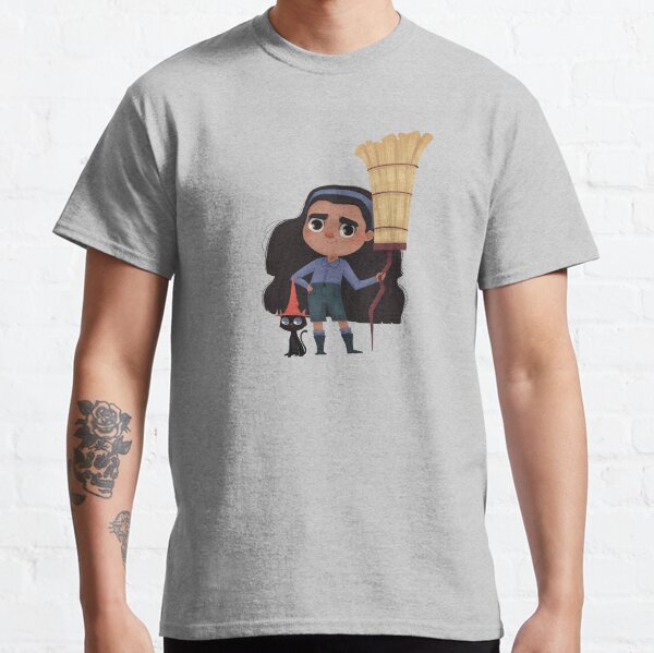 Bruja y gato Camiseta clásica