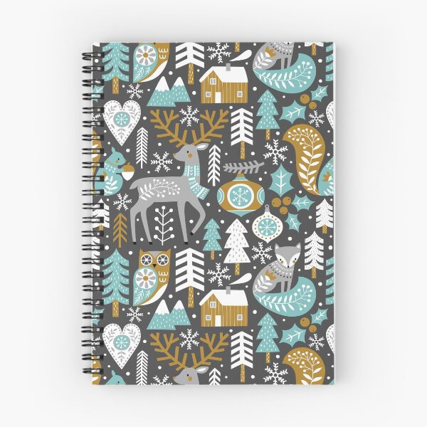 Item preview, Scandinavian Christmas / Dark Grey designed and sold by MirabellePrint.