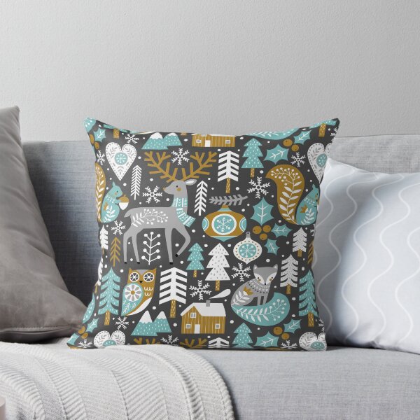 Item preview, Scandinavian Christmas / Dark Grey designed and sold by MirabellePrint.
