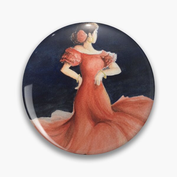 Item preview, Flamenco flowers designed and sold by SophiaArte.