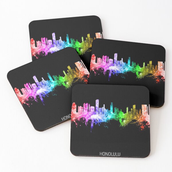 Item preview, Honolulu Hawaii Skyline designed and sold by ArtPrints.