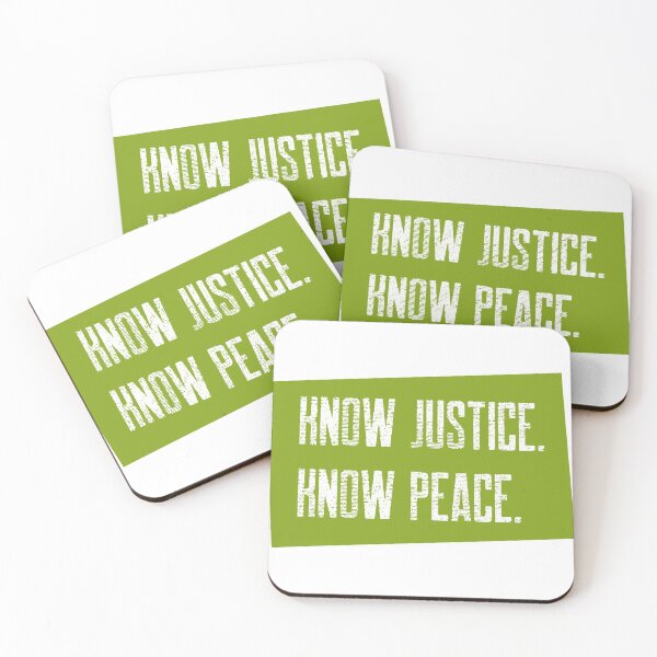 Item preview, Know Justice. Know Peace-  Inspirational  designed and sold by ittybittyowl.