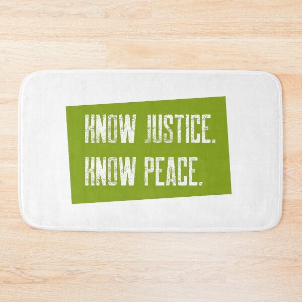 Item preview, Know Justice. Know Peace-  Inspirational  designed and sold by ittybittyowl.