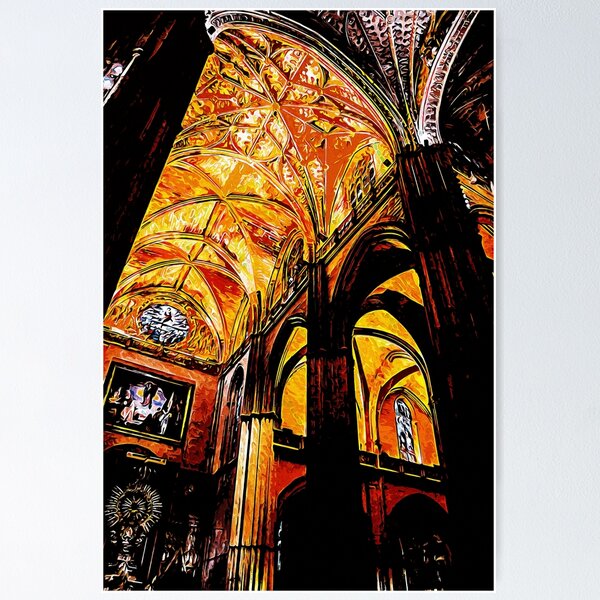 Item preview, Seville, Gothic Cathedral designed and sold by AM FineArtPrints.