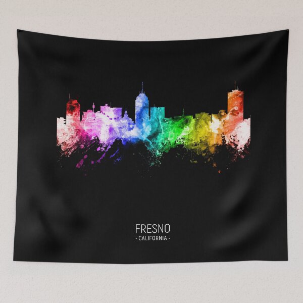 Item preview, Fresno California Skyline designed and sold by ArtPrints.
