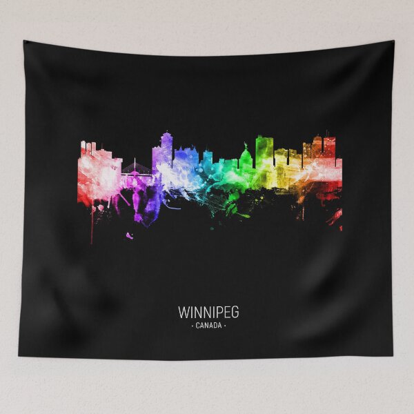 Item preview, Winnipeg Canada Skyline designed and sold by ArtPrints.