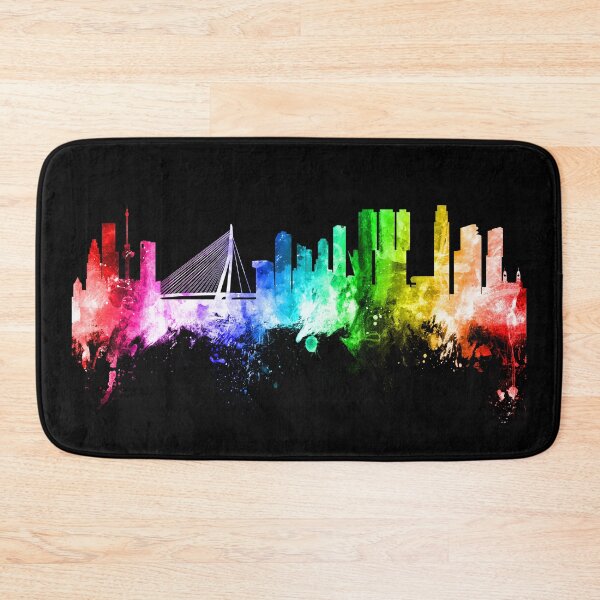 Item preview, Rotterdam The Netherlands Skyline designed and sold by ArtPrints.