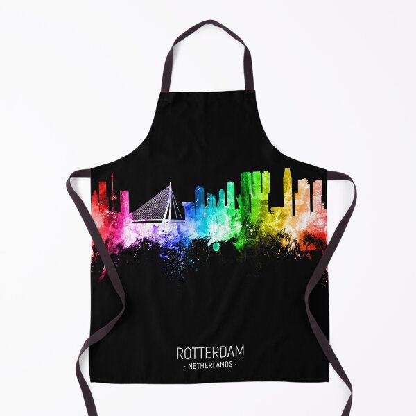 Item preview, Rotterdam The Netherlands Skyline designed and sold by ArtPrints.