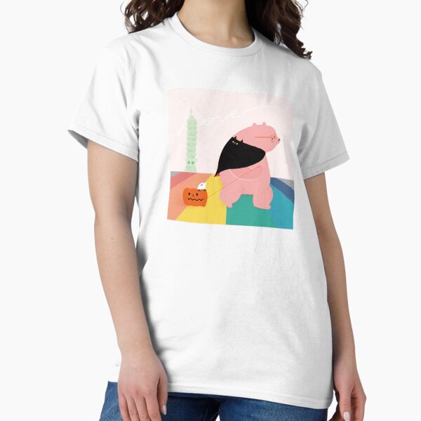 Bear for LGBTQ Rainbow Halloween x Mori Classic T-Shirt
