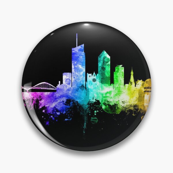 Item preview, Lyon France Skyline designed and sold by ArtPrints.