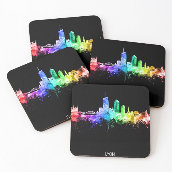 Item preview, Lyon France Skyline designed and sold by ArtPrints.