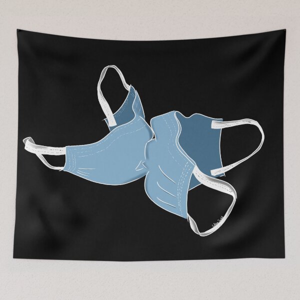 Item preview, masked love kiss covid 19 mask kiss kiss 2020 designed and sold by Culturesensible.