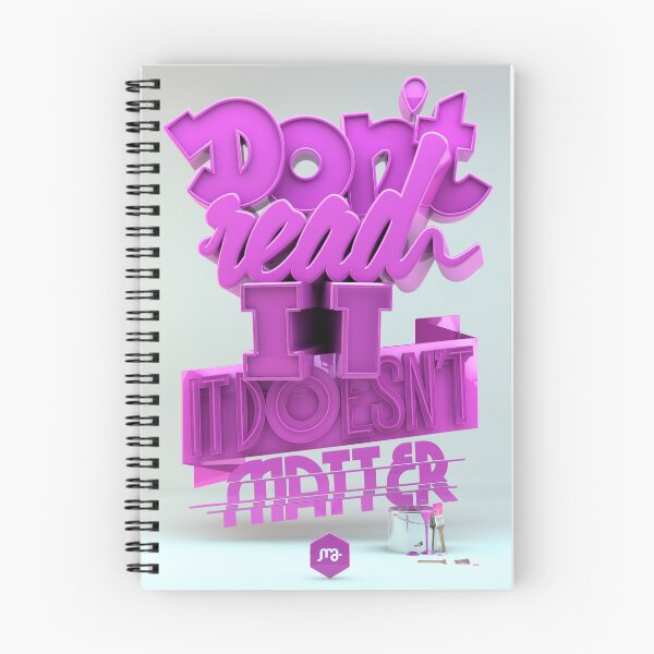 Item preview, Don't read it, it doesn't matter. designed and sold by Marc Urtasun.