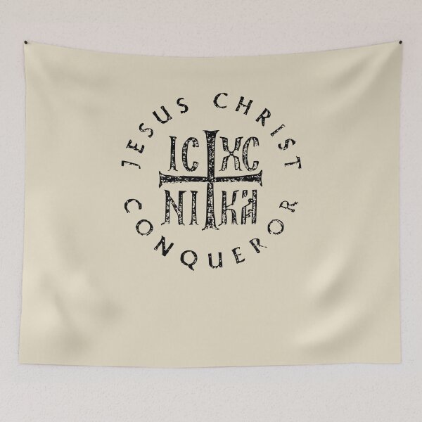 Item preview, IC XC NIKA Jesus Christ Conqueror Christogram Orthodoxy designed and sold by h44k0n.