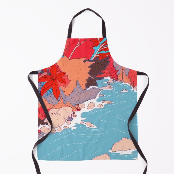 Item preview, An autumn river stream designed and sold by Swadeillustrations.