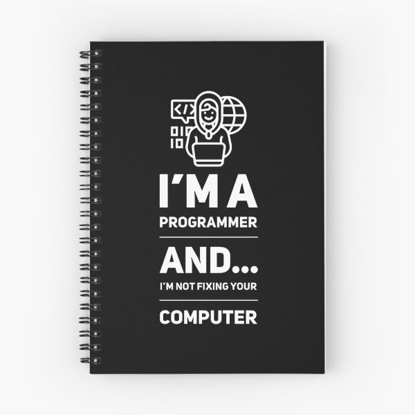 Item preview, I'm A Programmer And... I'm Not Fixing Your Computer (white) designed and sold by Stornu2Ruedas.