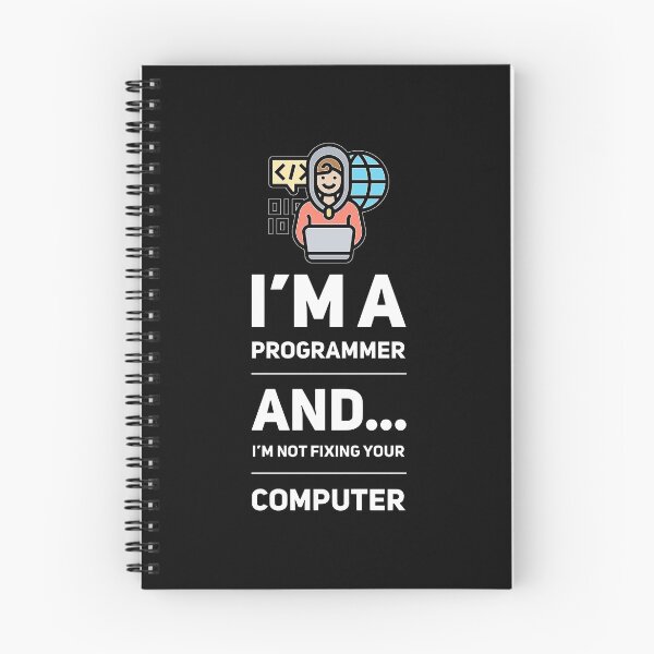 Item preview, I'm A Programmer And... I'm Not Fixing Your Computer (color white) designed and sold by Stornu2Ruedas.
