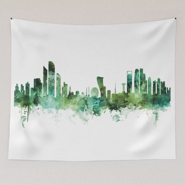 Item preview, Abu Dhabi Skyline designed and sold by ArtPrints.
