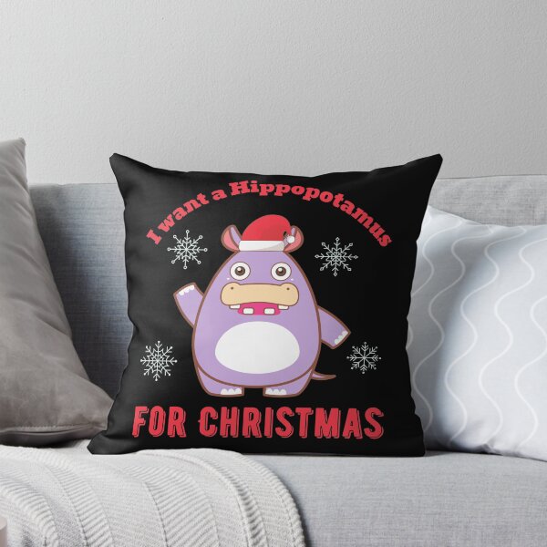 Item preview, I want a hippopotamus for Christmas designed and sold by AnnaMelekhina.