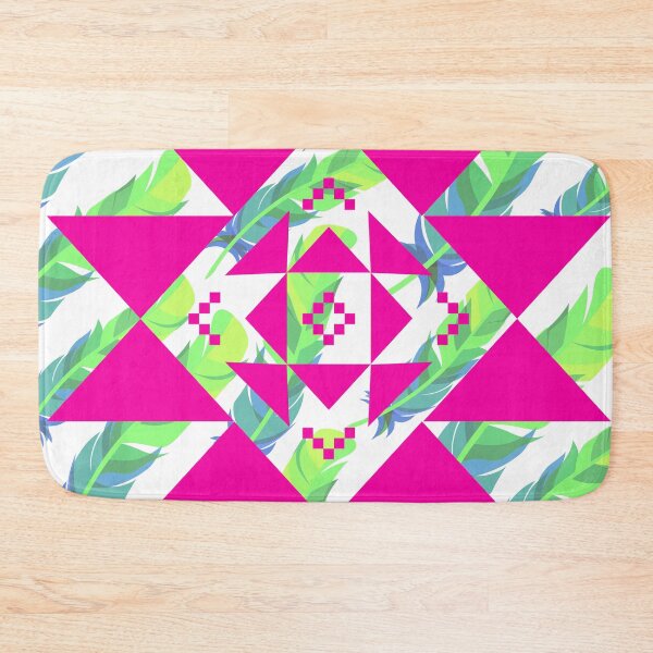 Item preview, American Native Pattern Design Green Pink designed and sold by kyds.