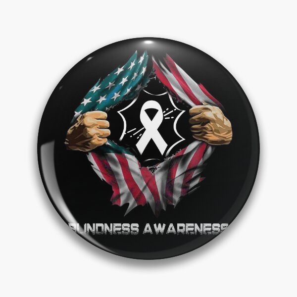 Item preview, Blindness Awareness American Flag designed and sold by ArangoaStore.