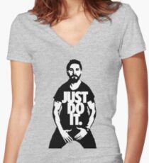 Just Do It - Shia Labeouf Women's Fitted V-Neck T-Shirt
