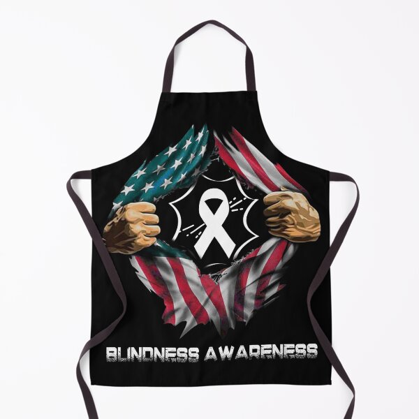 Item preview, Blindness Awareness American Flag designed and sold by ArangoaStore.