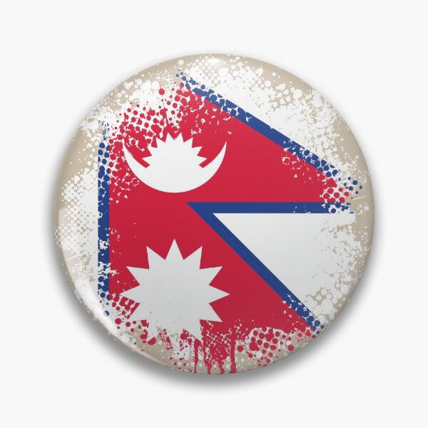 Item preview, Flag of Nepal - Splat designed and sold by pixelinga.