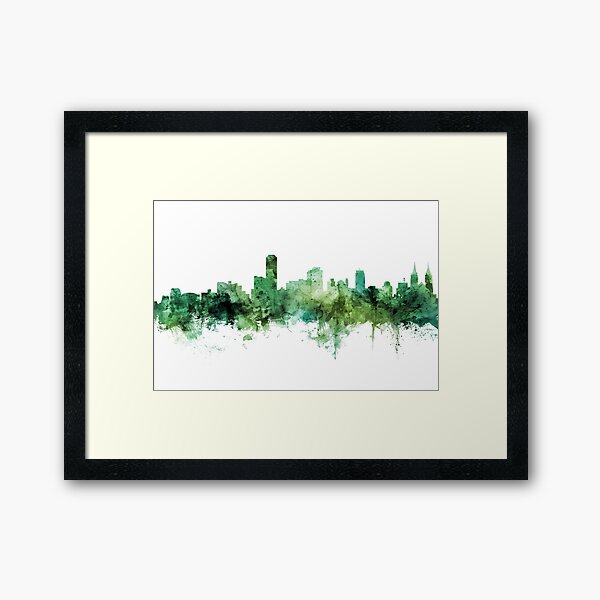 Item preview, Adelaide Australia Skyline designed and sold by ArtPrints.