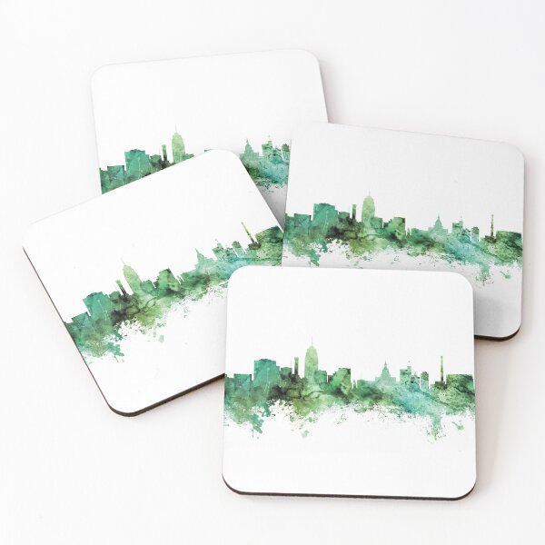 Item preview, Lansing Michigan Skyline designed and sold by ArtPrints.