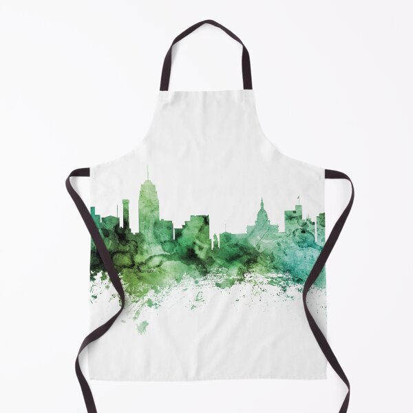 Item preview, Lansing Michigan Skyline designed and sold by ArtPrints.