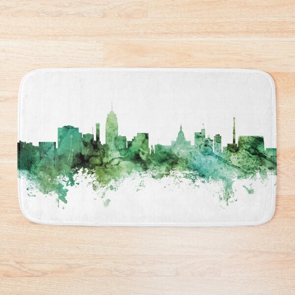Item preview, Lansing Michigan Skyline designed and sold by ArtPrints.