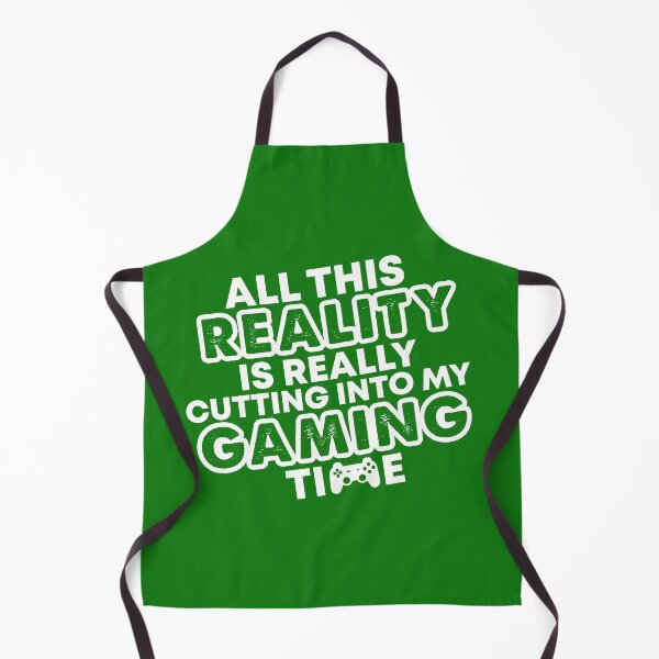 Item preview, Reality Vs. Gaming - Video Gamer Quote Lettering designed and sold by Brookerino.