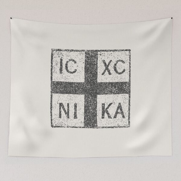Item preview, IC XC NIKA Christogram Crucifix Orthodoxy Christianity Vintage designed and sold by h44k0n.