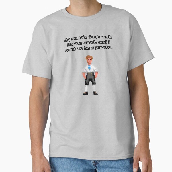 Item preview, Monkey Island - Guybrush - "I want to be a pirate!" designed and sold by Radical-Squid.