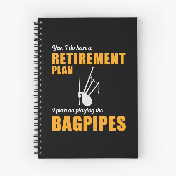 Item preview, Bagpipe Scotland Music Player Funny Scottish Retirement Gift  designed and sold by TastefulTees.