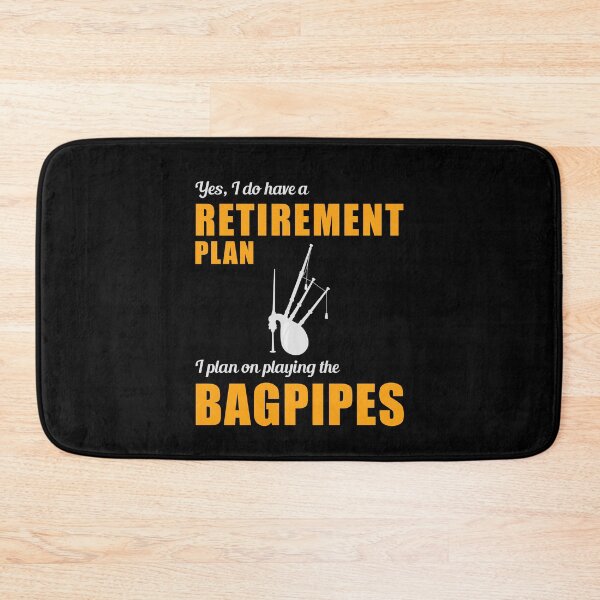Item preview, Bagpipe Scotland Music Player Funny Scottish Retirement Gift  designed and sold by TastefulTees.
