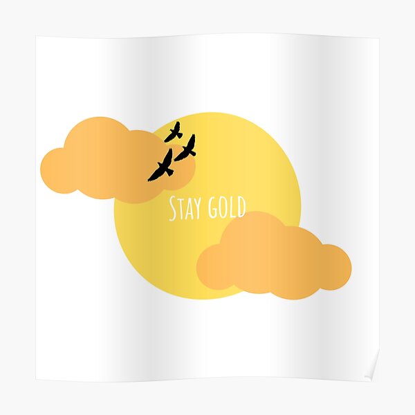 Stay Gold Bts Posters Redbubble