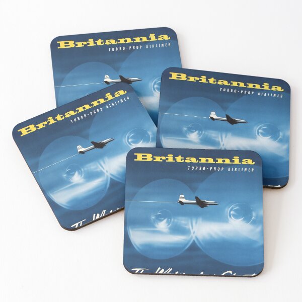Item preview, Britannia retro poster designed and sold by CorasPosters.