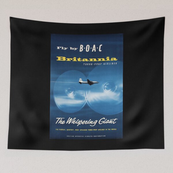 Item preview, Britannia retro poster designed and sold by CorasPosters.