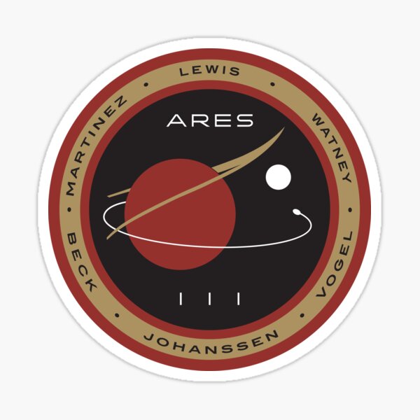 Item preview, Ares III Mission patch - The Martian designed and sold by Downwind.